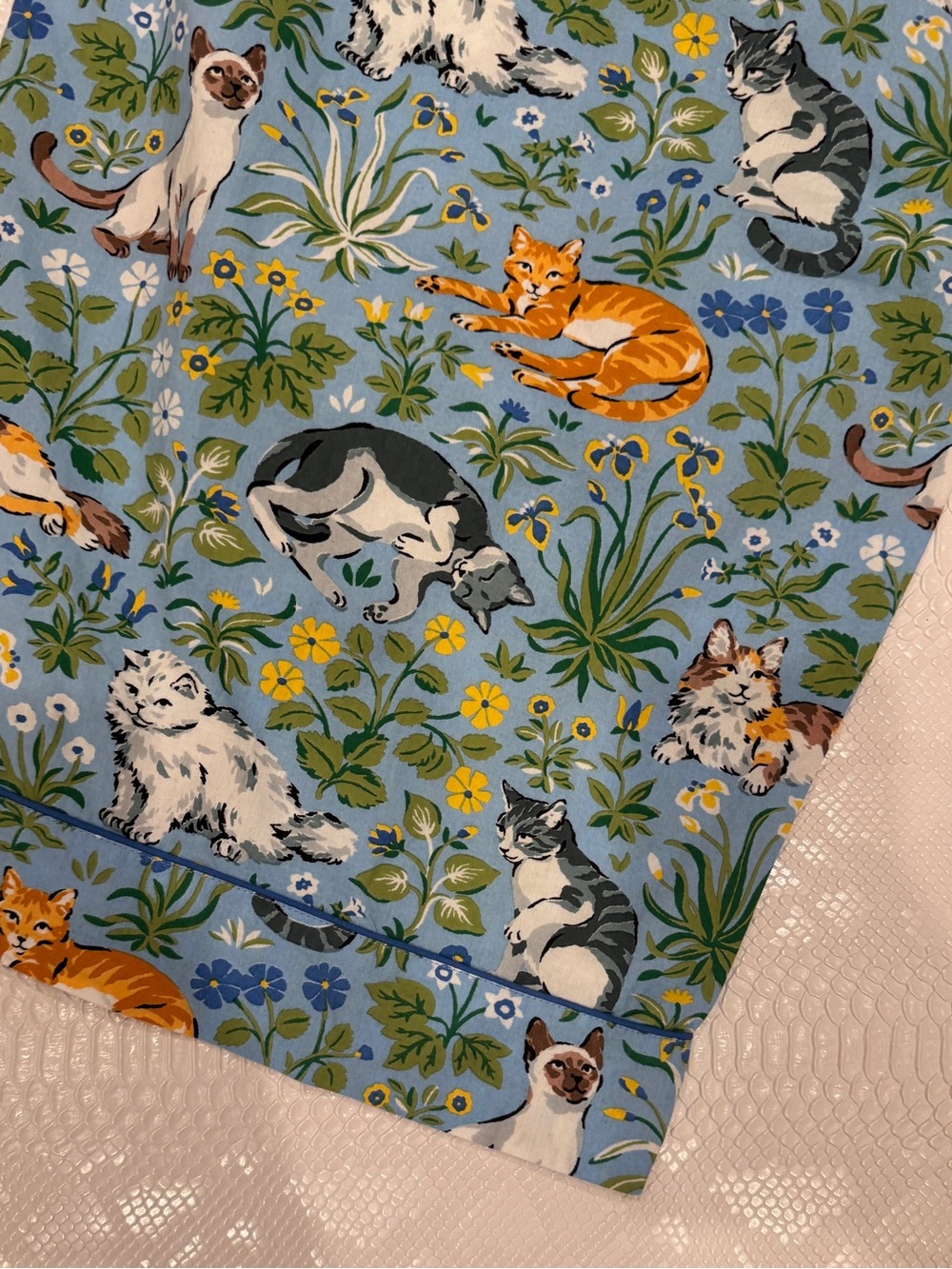 Printfresh Must Love Cats Pajama Pants New with Tags Size 2XL Anthropologie Blue - Picture 8 of 14